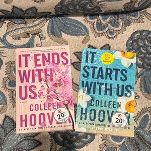 Colleen Hoover Book Set - It Ends With Us & It Starts With Us